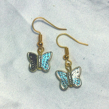 Butterfly Earrings (Gold)